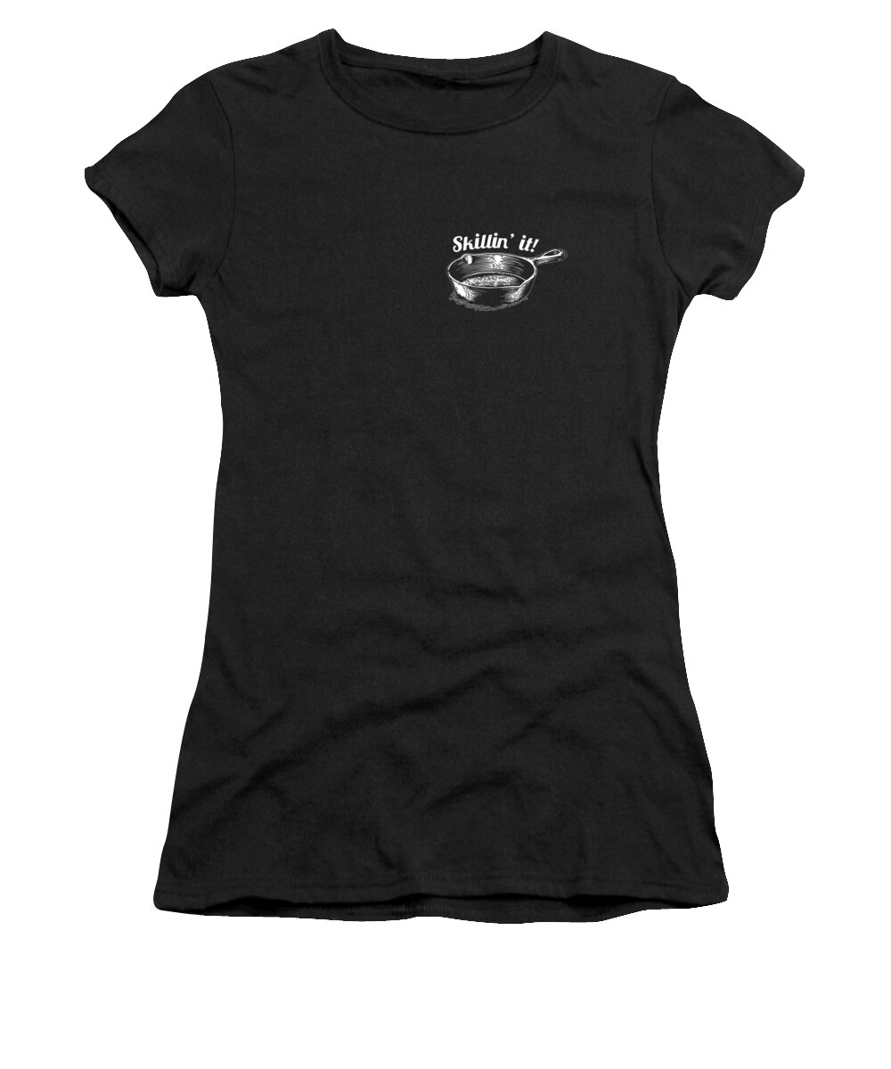 Skillet T Shirt Womens Stylish Cotton V Neck Short Sleeves Tee Shirt 